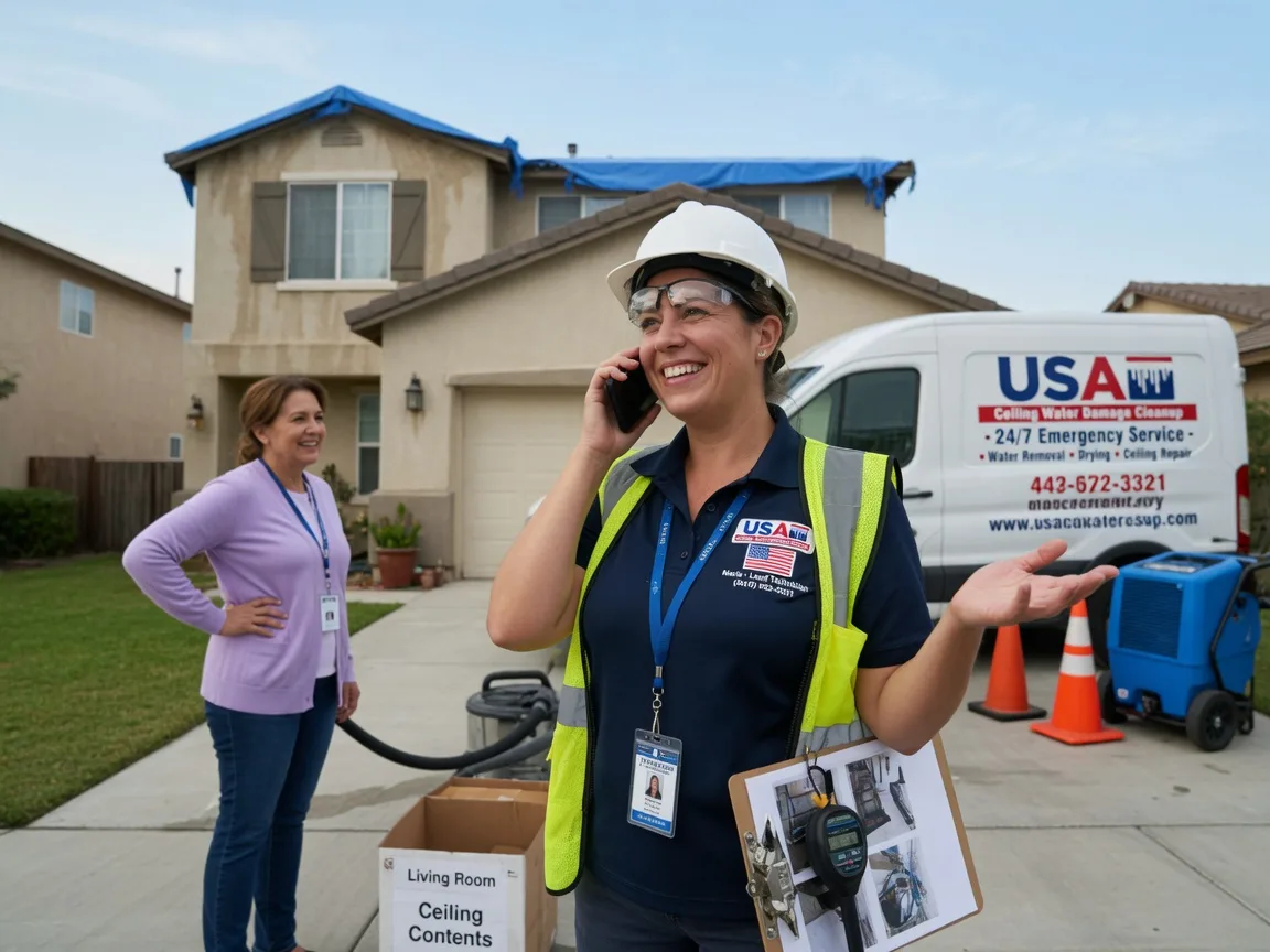 Ceiling Water Damage Restoration Vida, OR FAQs